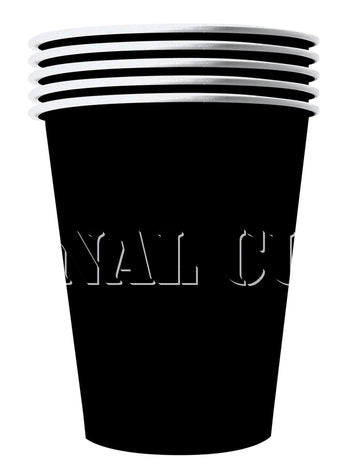 20 američkih šalica reciklirajući karton crne 53 cl