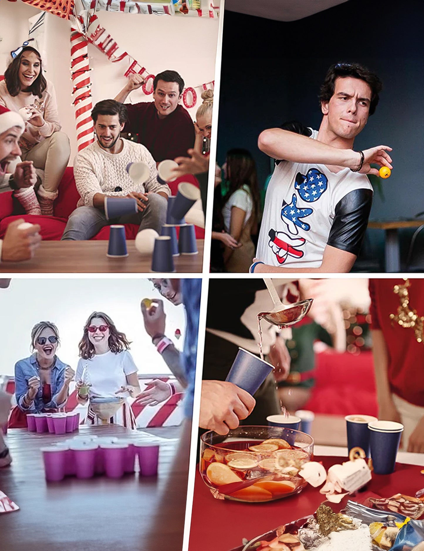 20 američkih čaša koje se mogu reciklirati narančasti 53CL karton