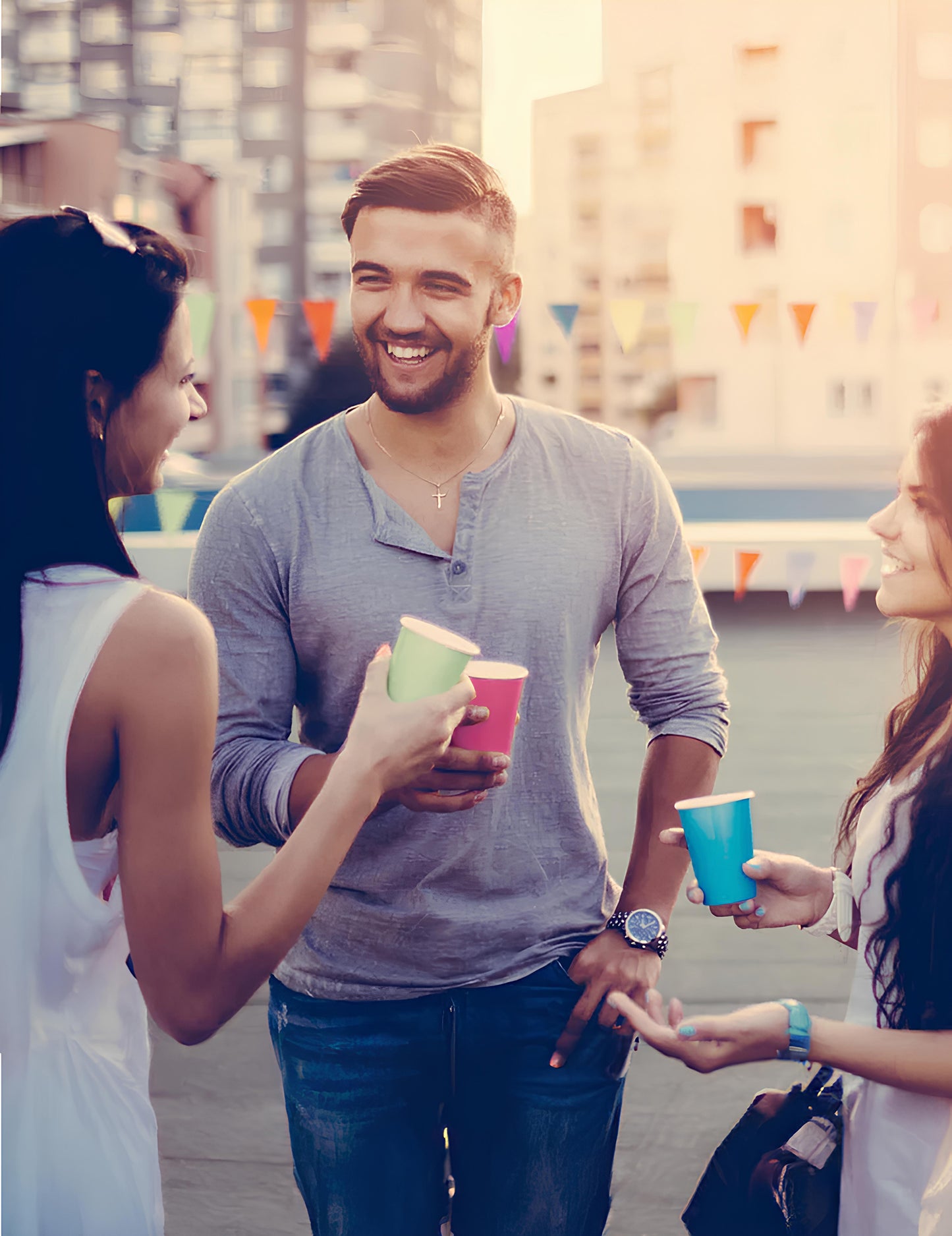 20 američkih čaša koje se mogu reciklirati kartonske ruže 53 cl