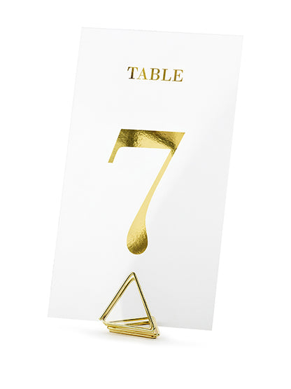 20 Transparentni stolovi marke Zlatne slike 7 x 12 cm