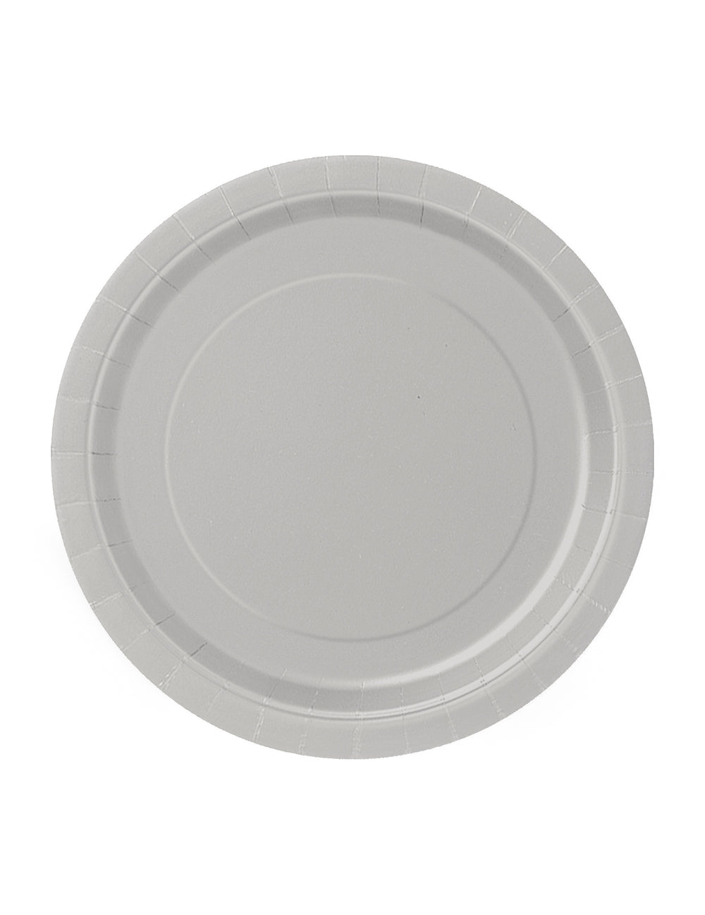 Assiettes en carton pour fête argent