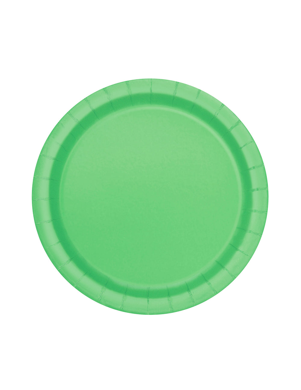 Assiettes en carton vert citron