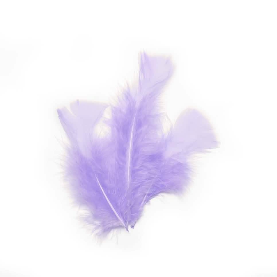 Ukrasno perje boje mauve za pastelnolilaastu zabavu