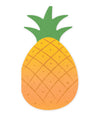 20 papirnatih salveta ananas 18,5 x 10,2 cm