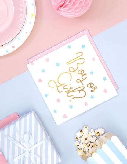 20 salveta u bijelim zlatnim momcima djevojke 33 x 33 cm