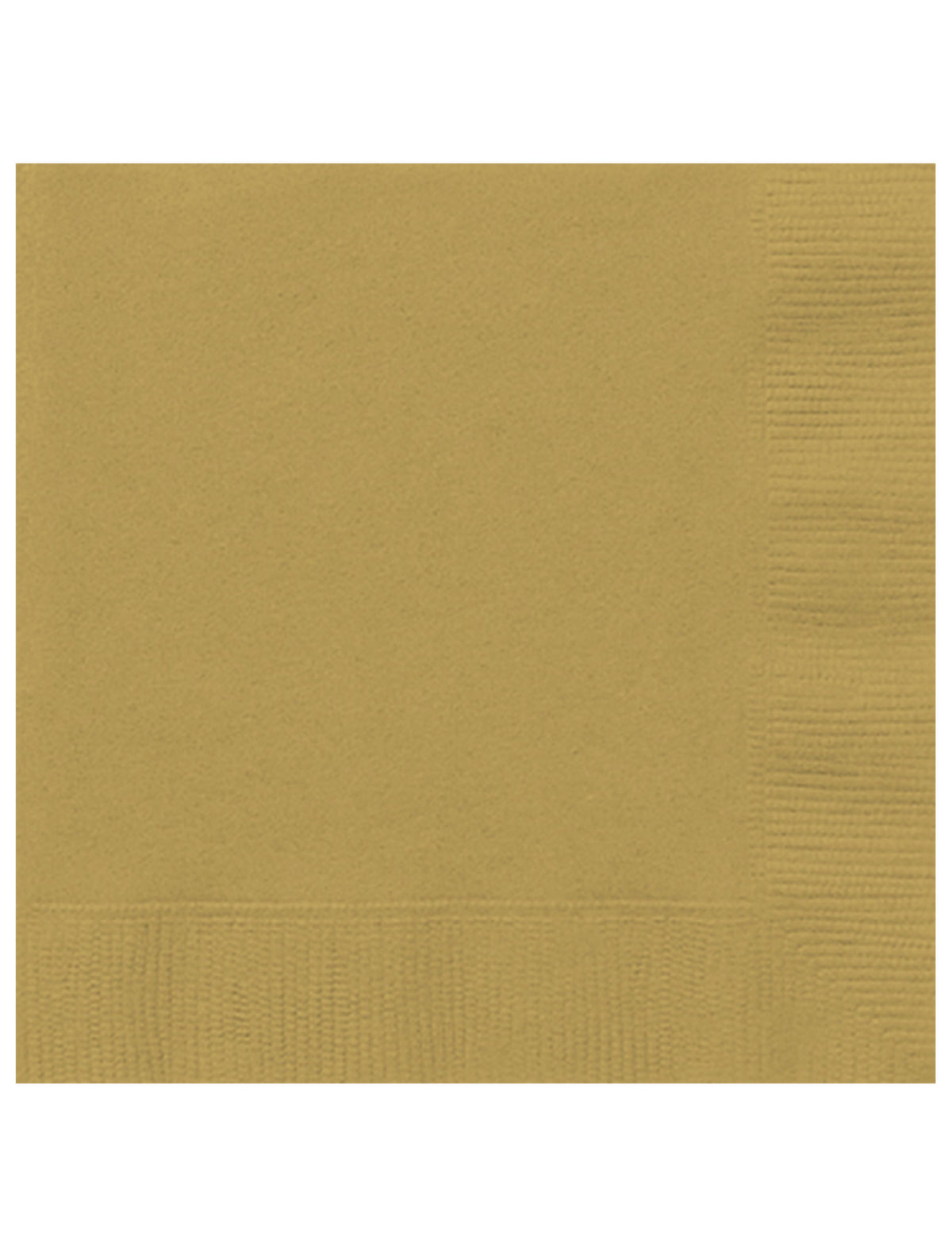 20 serviettes en papier festives dorées
