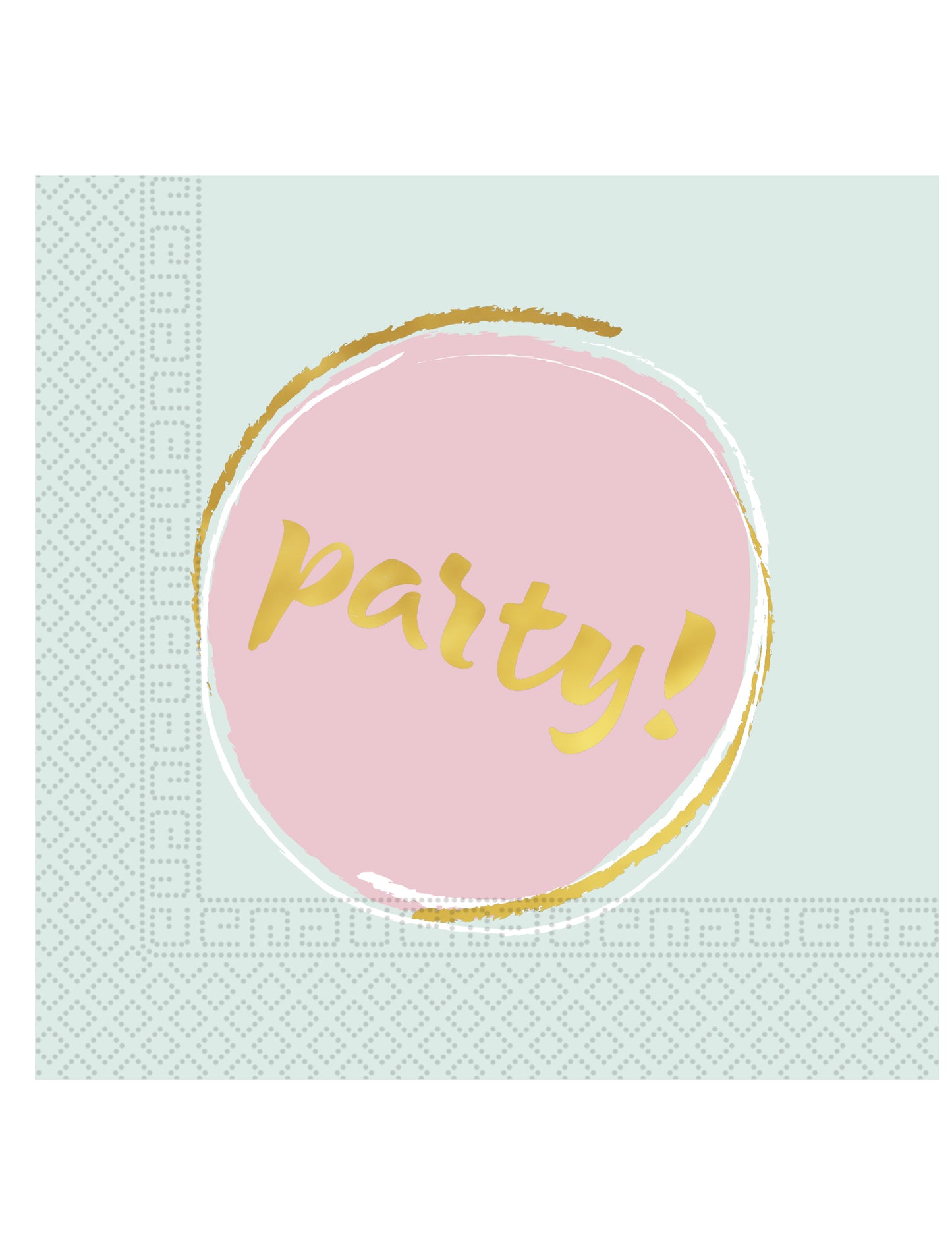 20 elegantnih papirnatih salveta za zabave u pastelno plavim i ružičastim bojama, 33 x 33 cm