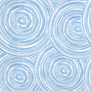 Serviettes en papier cercles bleus pour fête bleues et blanches éco-friendly
