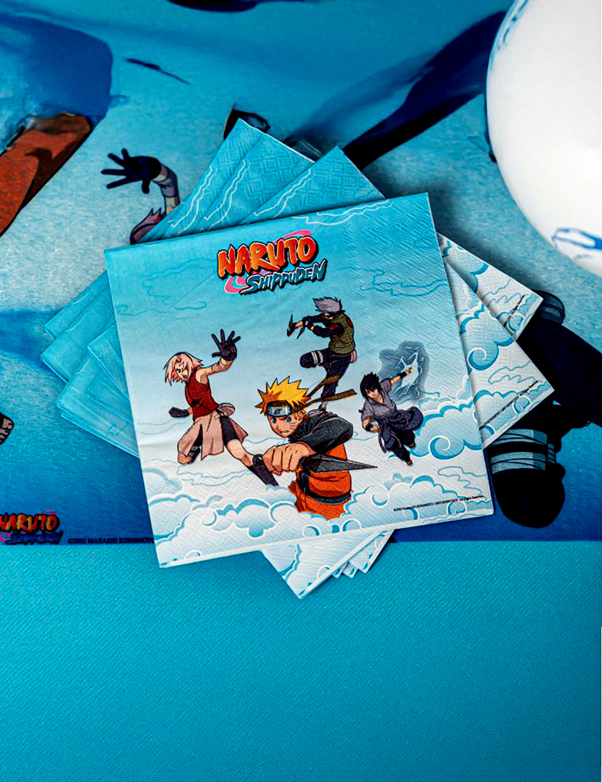 20 papirnatih salveta Naruto Shippuden™ 33 x 33 cm