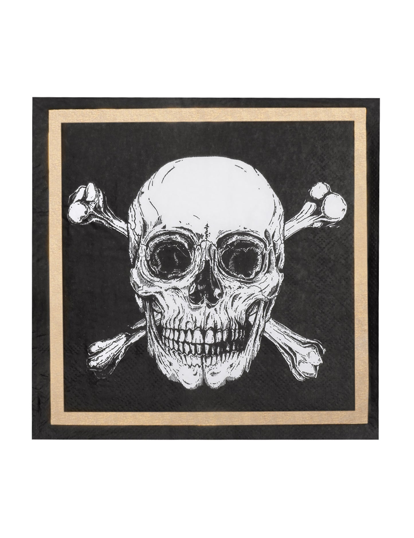 20 gusarskih papirnatih ručnika Jolly Roger 33 x 33 cm