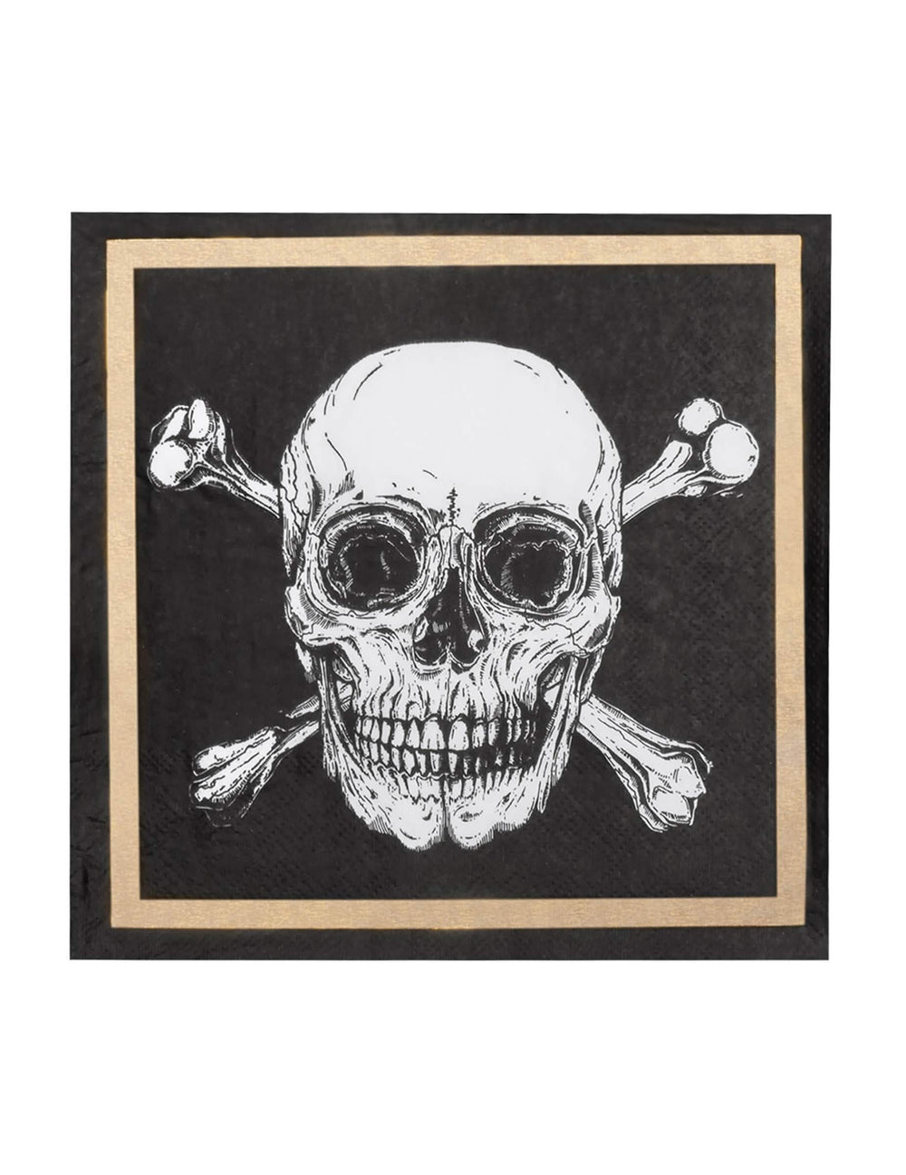 Detalj uzorka lubanje papirnatih ubrusa Pirate Jolly Roger