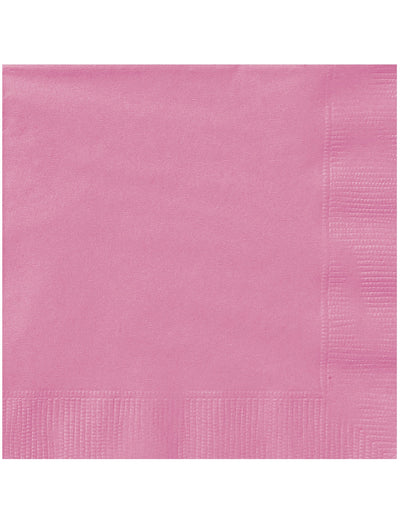 Serviettes en papier pour anniversaire et baptême roses