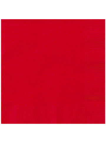 20 crvenih papirnatih ručnika 33 x 33 cm