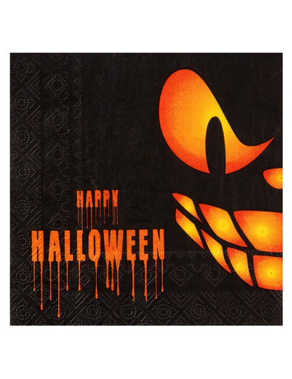 20 salveta Ghost crne 33 x 33 cm