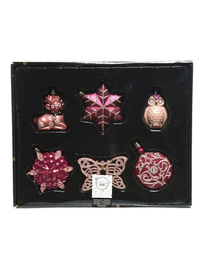 20 ružičastih ukrasa za božićno drvce Čarobni Božić 7 cm 