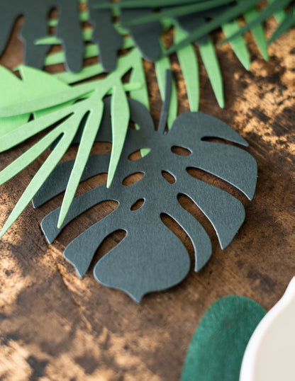 21 tropski listovi u havajima papiru 40 cm