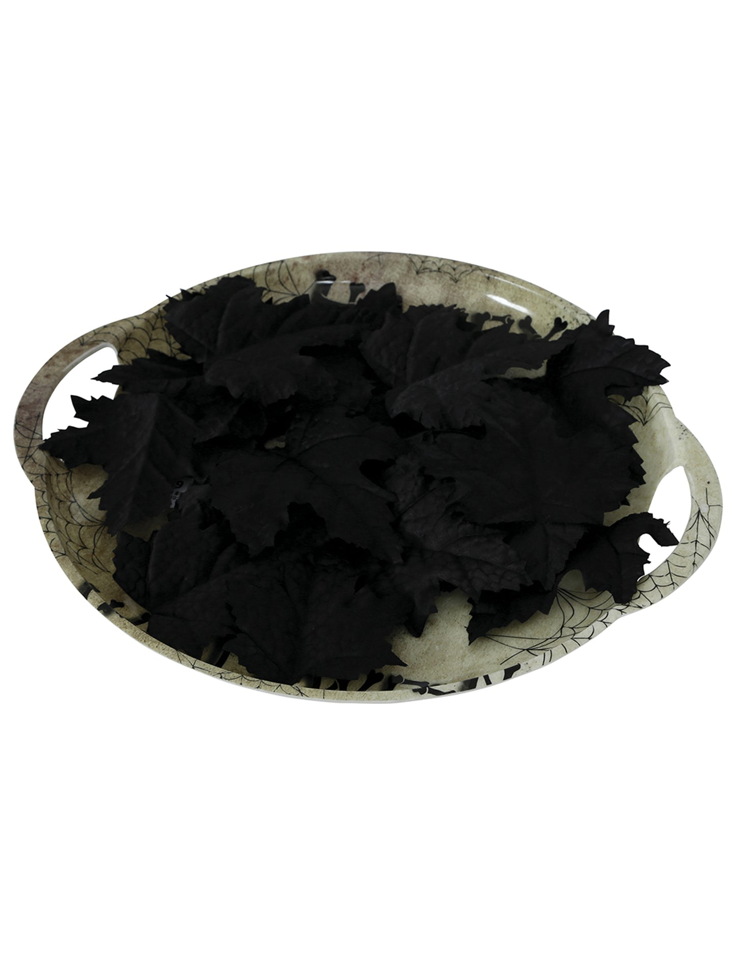 24 crna lišća 10 cm