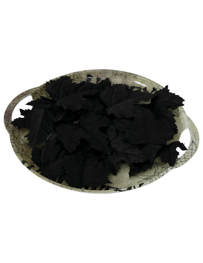 24 crna lišća 10 cm