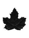 Lot de 24 feuilles pour décoration noires