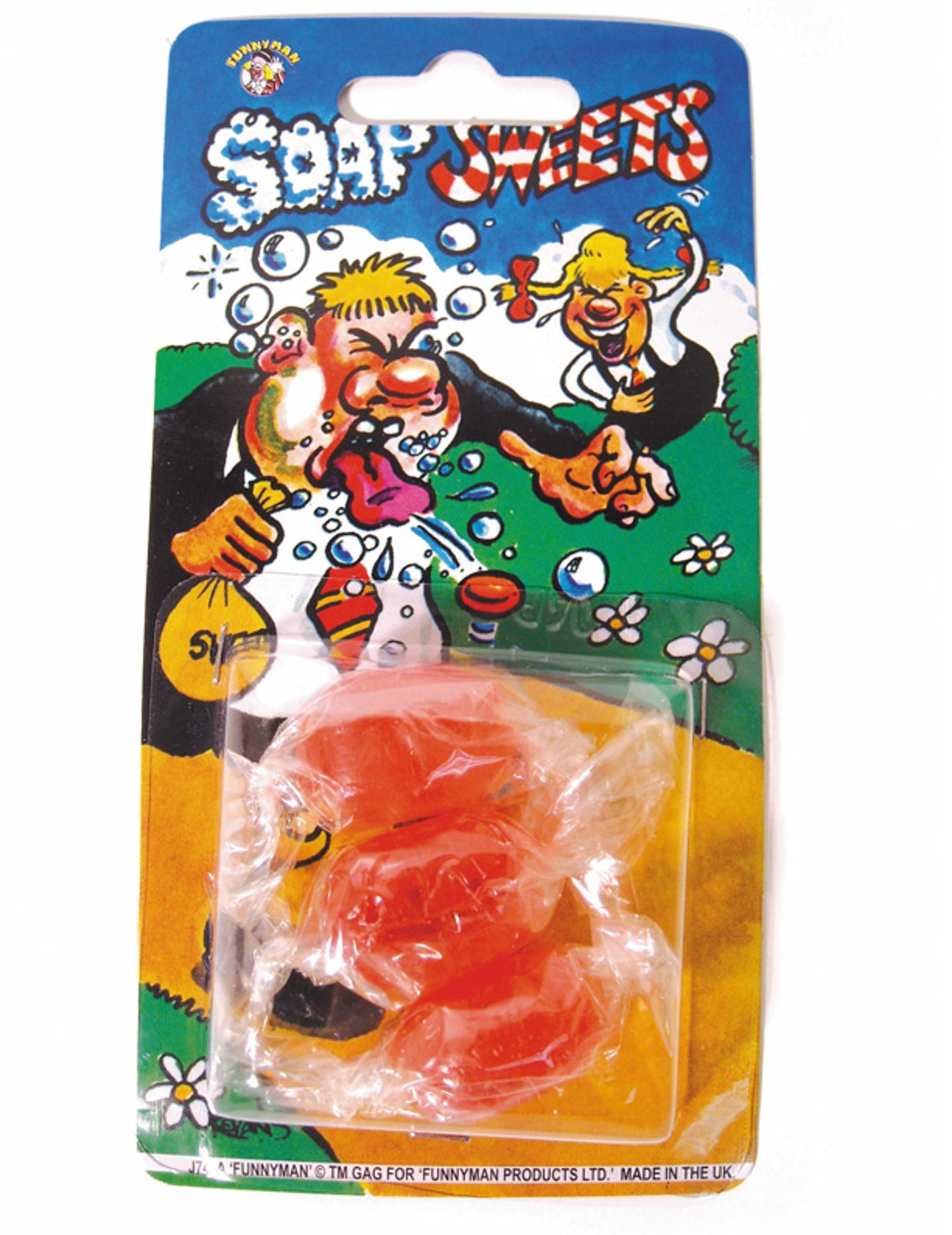 3 humoristične bombone s okusom sapuna - šale i trikovi 