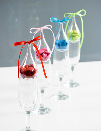 3 spremnika prozirne vode 11 cm