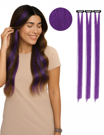 3 sjajne ljubičaste pruge 50 cm