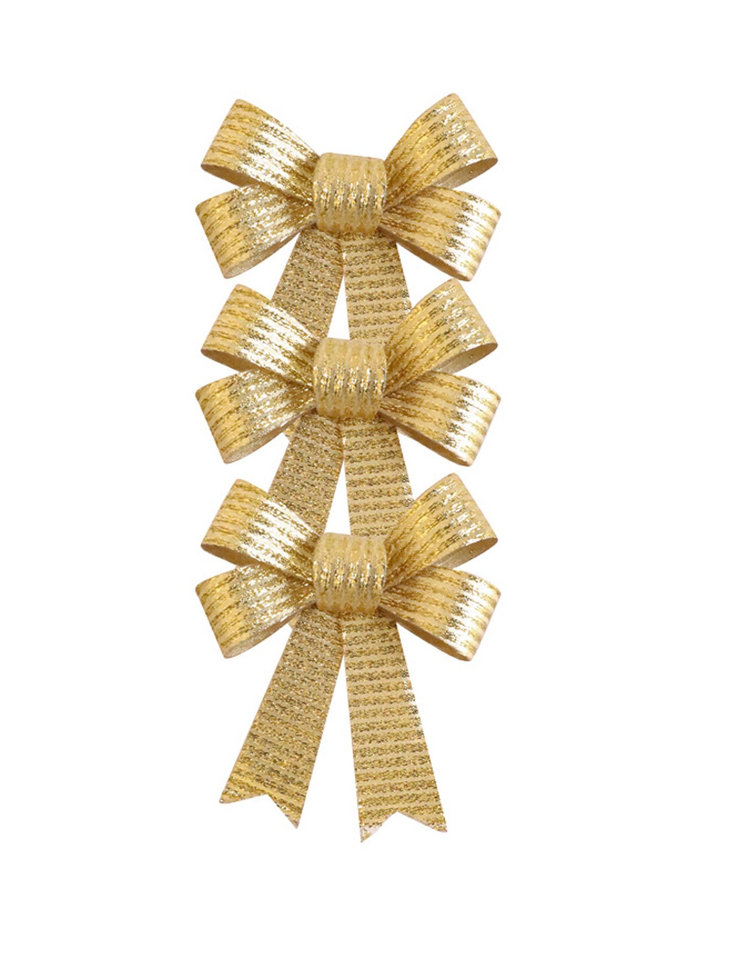 3 sjajna zlatna mašnica 10 x 13 cm 