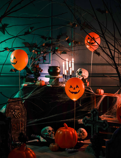 4 Halloween balona s vodstvom bundeve 27,5 cm