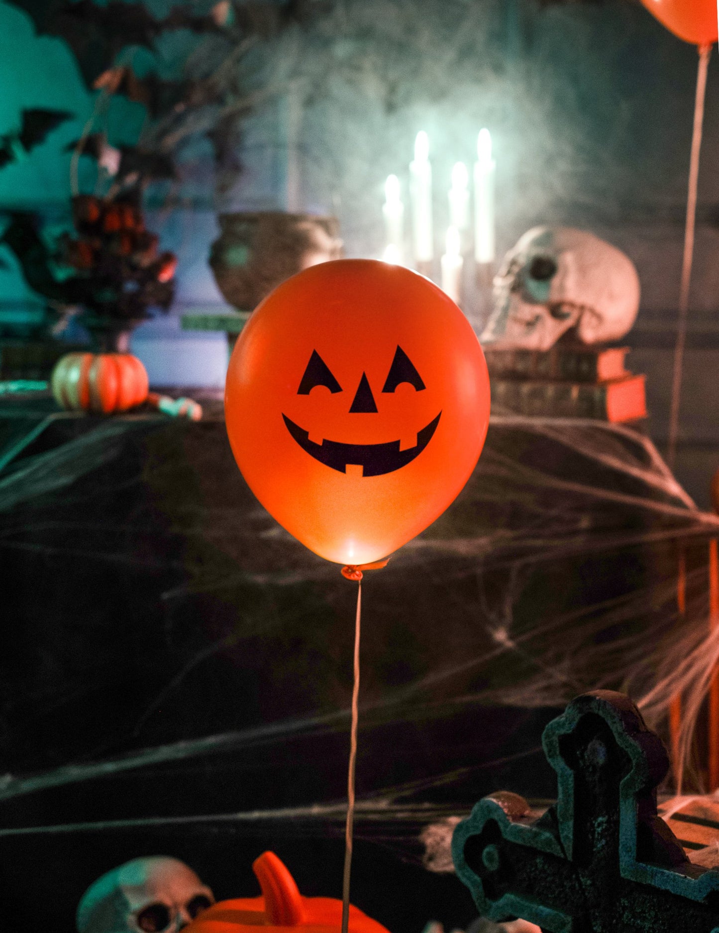 4 Halloween balona s vodstvom bundeve 27,5 cm