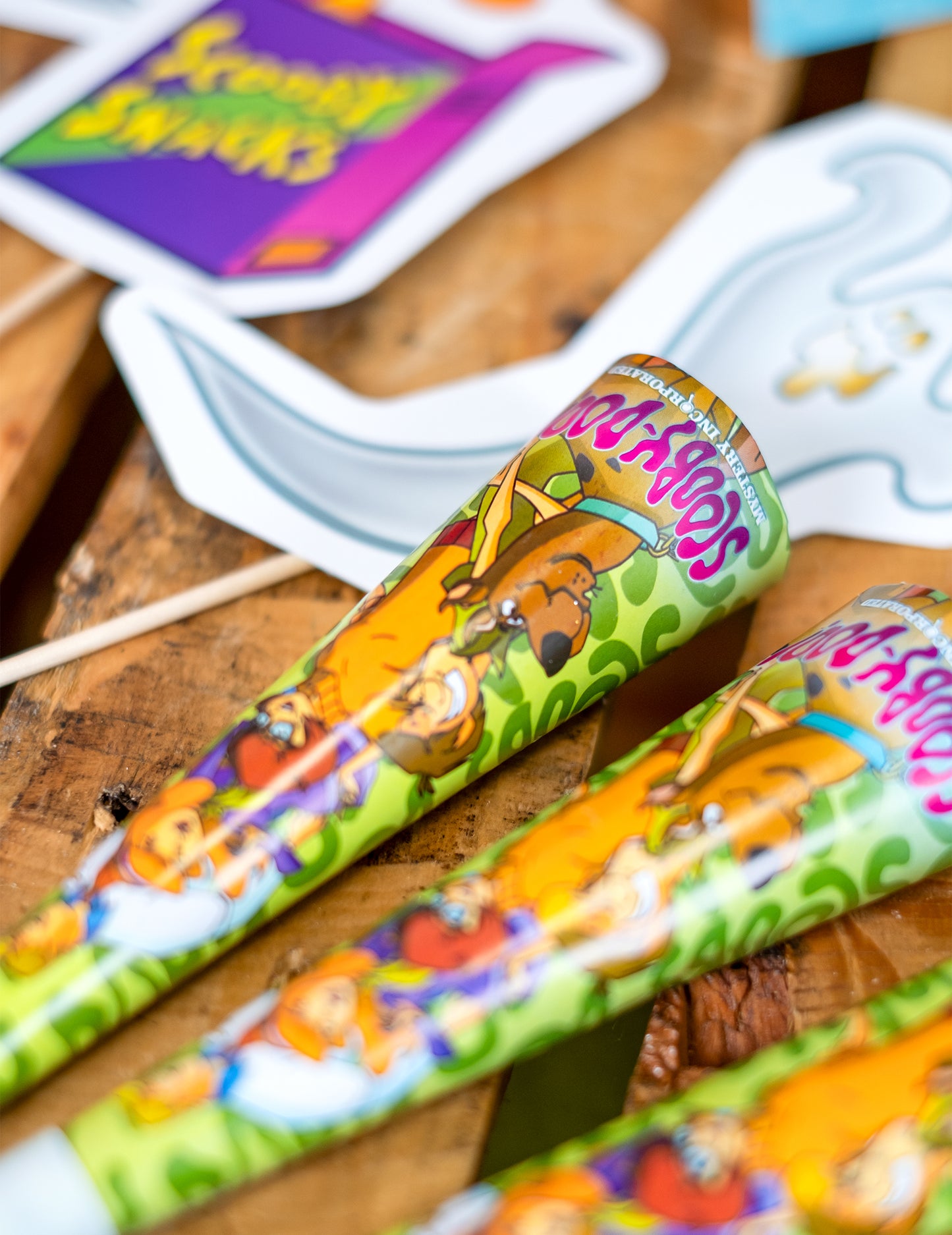 4 fête kornete 20 cm scooby doo