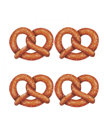 4 kartonska izreza za perece 27 cm festival piva