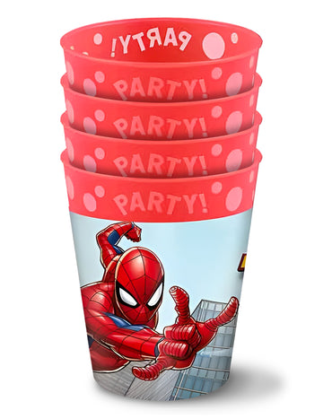 4 Spiderman šalice za višekratnu upotrebu 250 ml