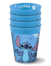 Gobelets réutilisables Stitch pour enfant bleus