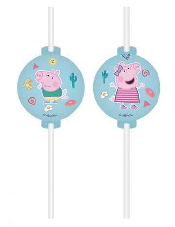 4 slamke Peppa Pig™ u obliku medaljona