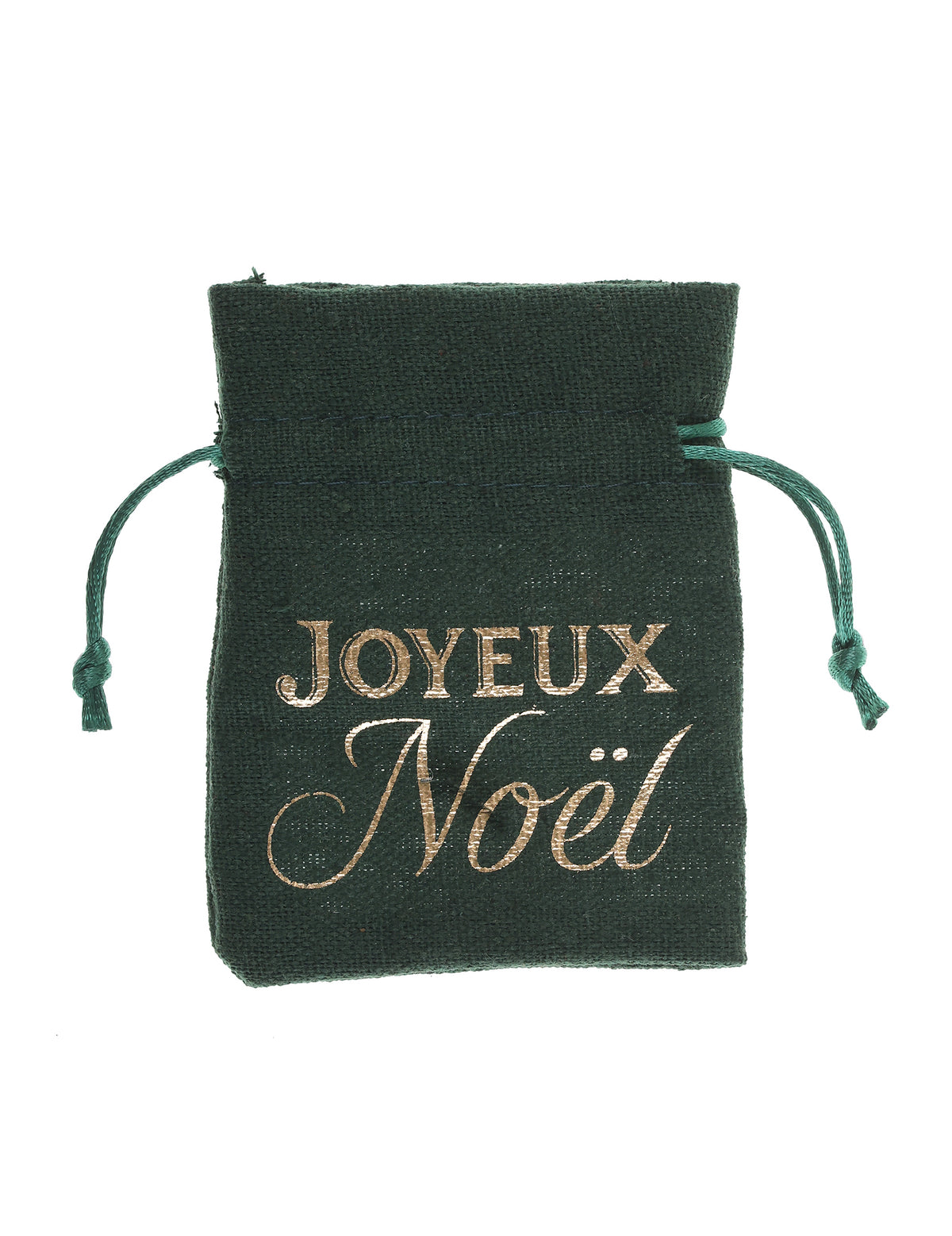 4 sachets Noël Étincelant vert sapin 7,5 x 10 cm