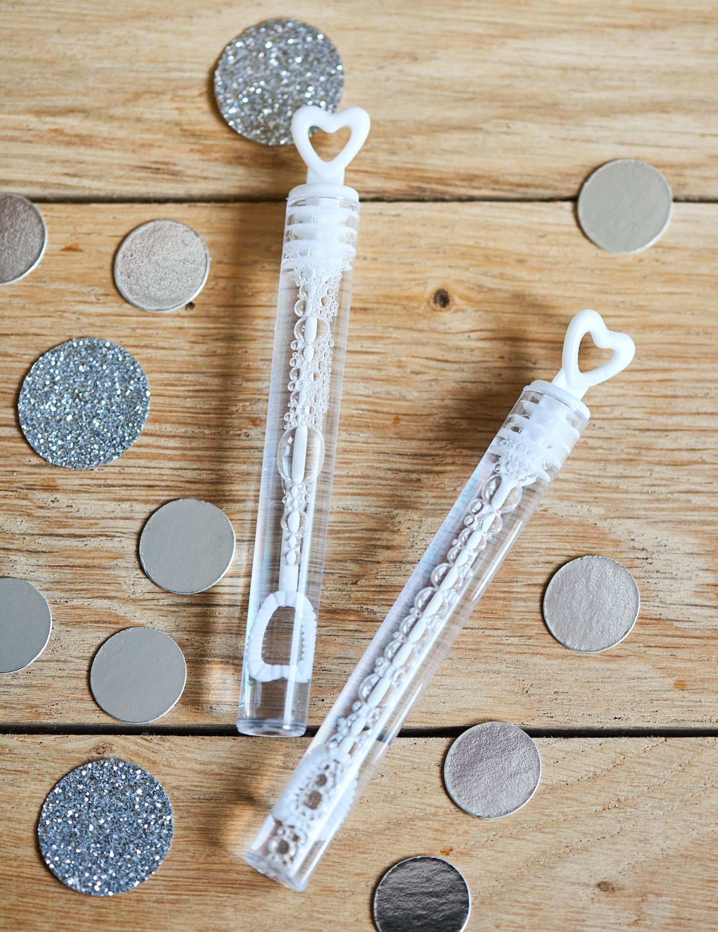 48 mjehurića sa srčanim mjehurićima bijelo vjenčanje