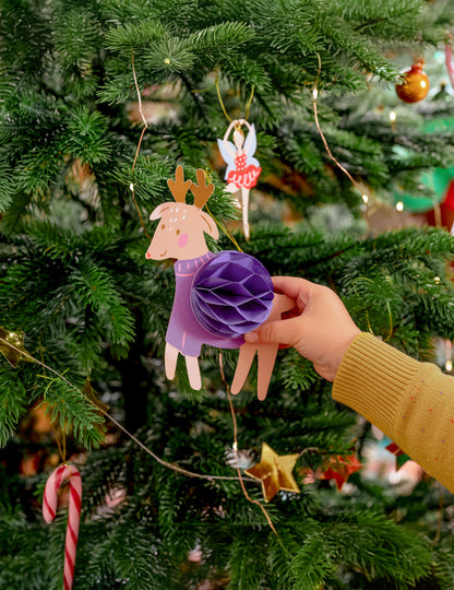 5 FIR ukrasi božićni likovi papir