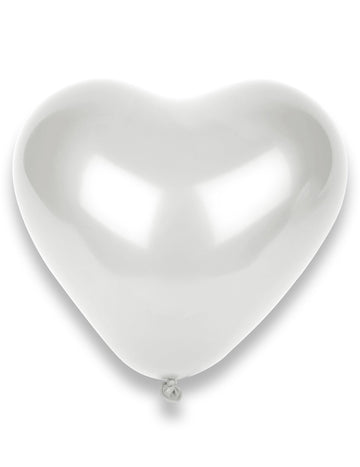 50 bijelih srca 32 cm bijela srca
