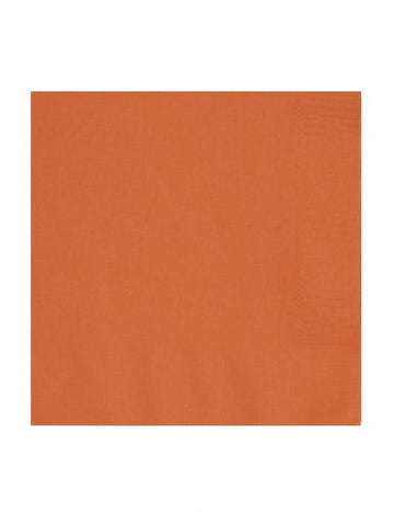 50 narančastih papirnatih salveta 33 x 33 cm 