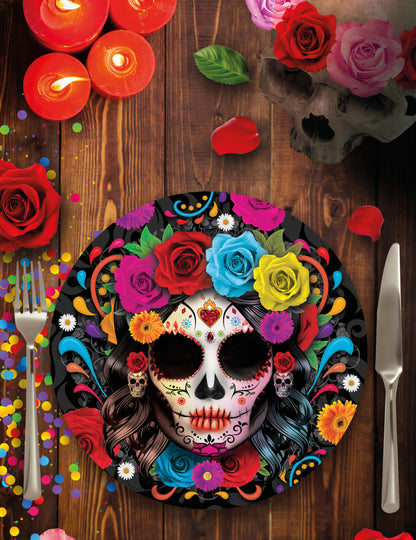 6 CATRINA DIE DE LOS MUERTOS 23 cm ploča