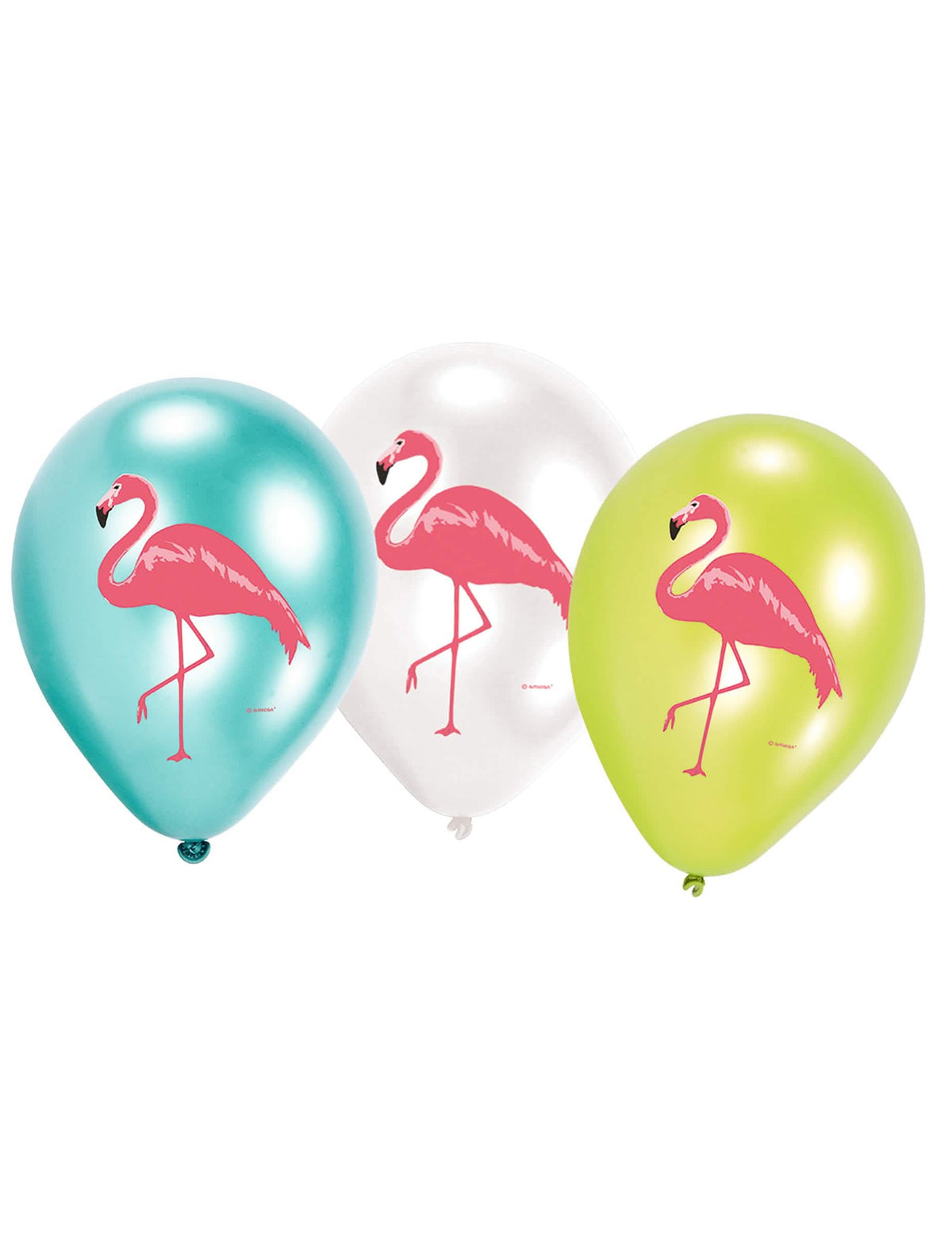 baloni en latex flamingo paradise pour déco rođendan plava bijela i zelena s flamingom
