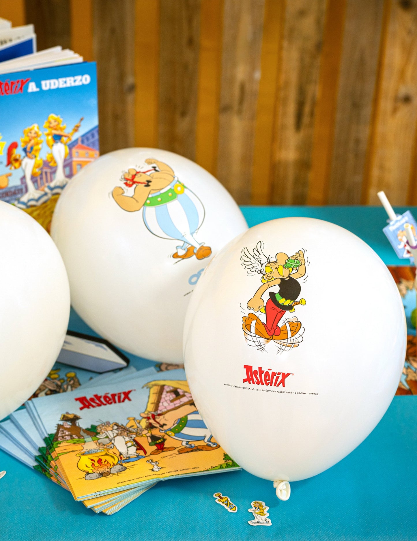 6 balona lateksa Asterix 27 cm