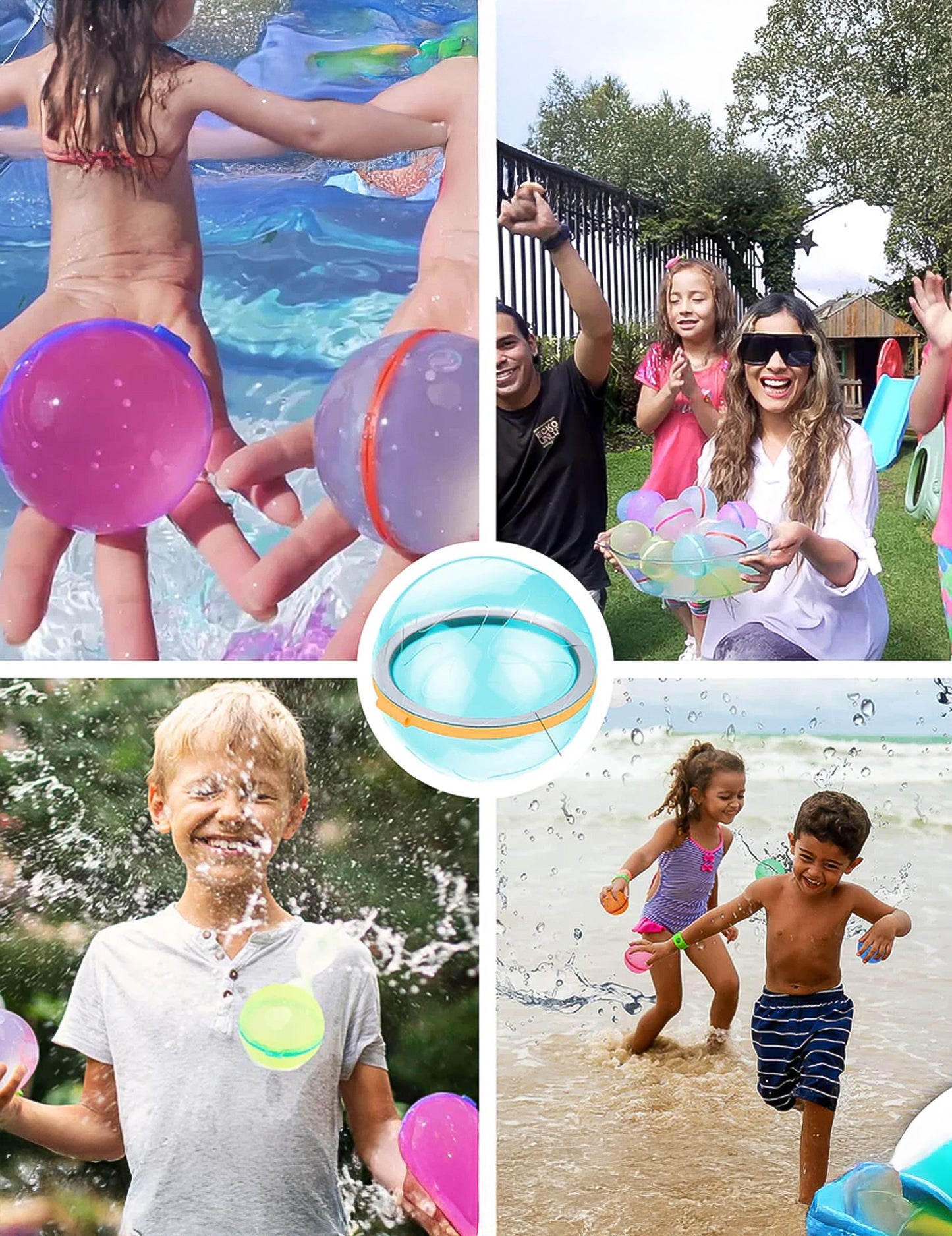 6 šarenih vodenih bombi za višekratnu upotrebu