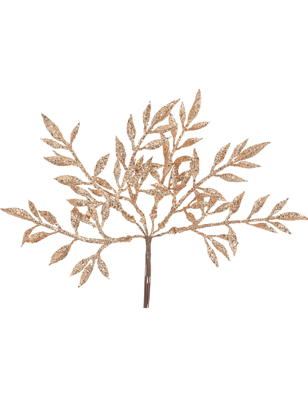 Branches sur tige paillettes pour décoration rose gold