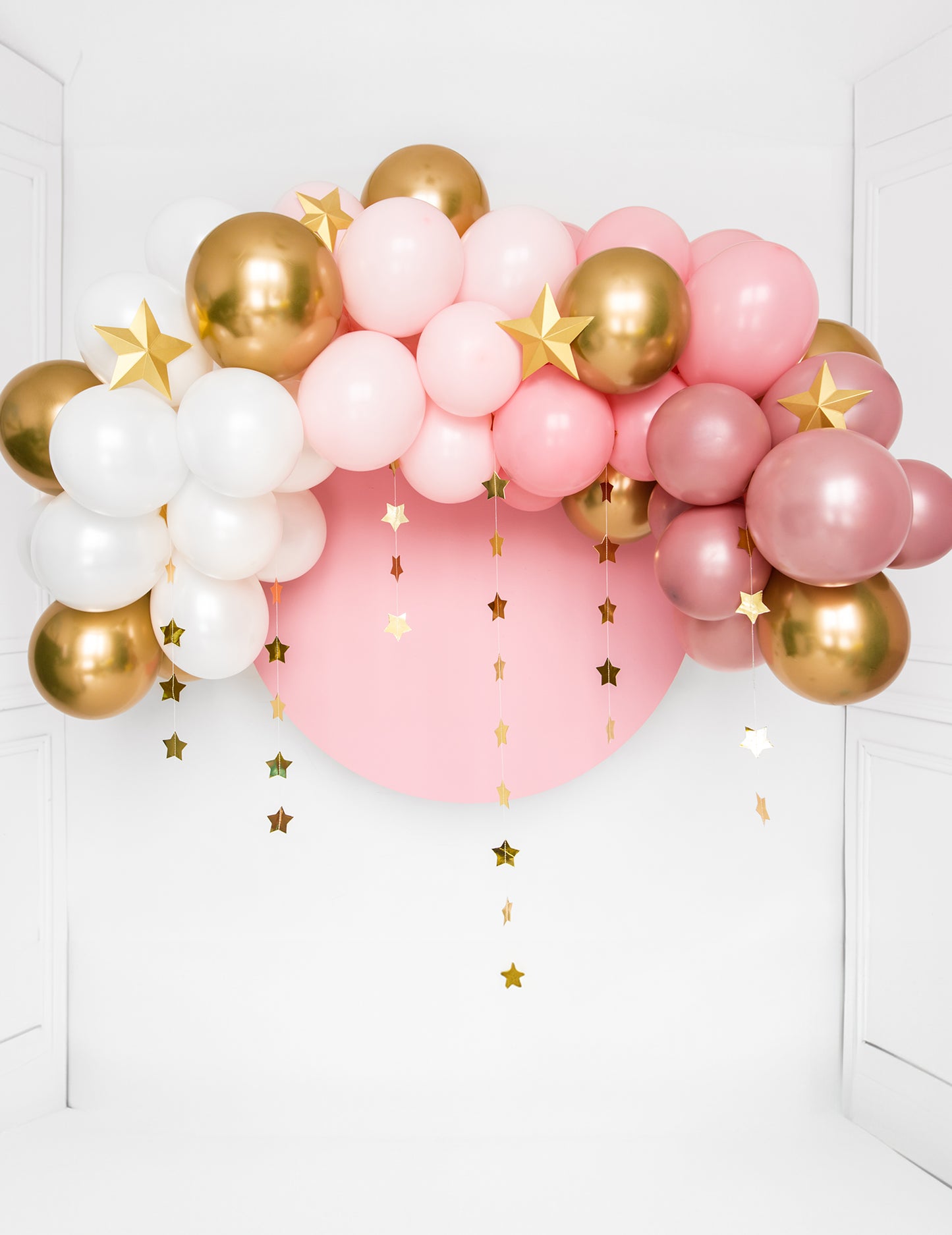 6 zvjezdica za objesiti 3d zlatni Božić