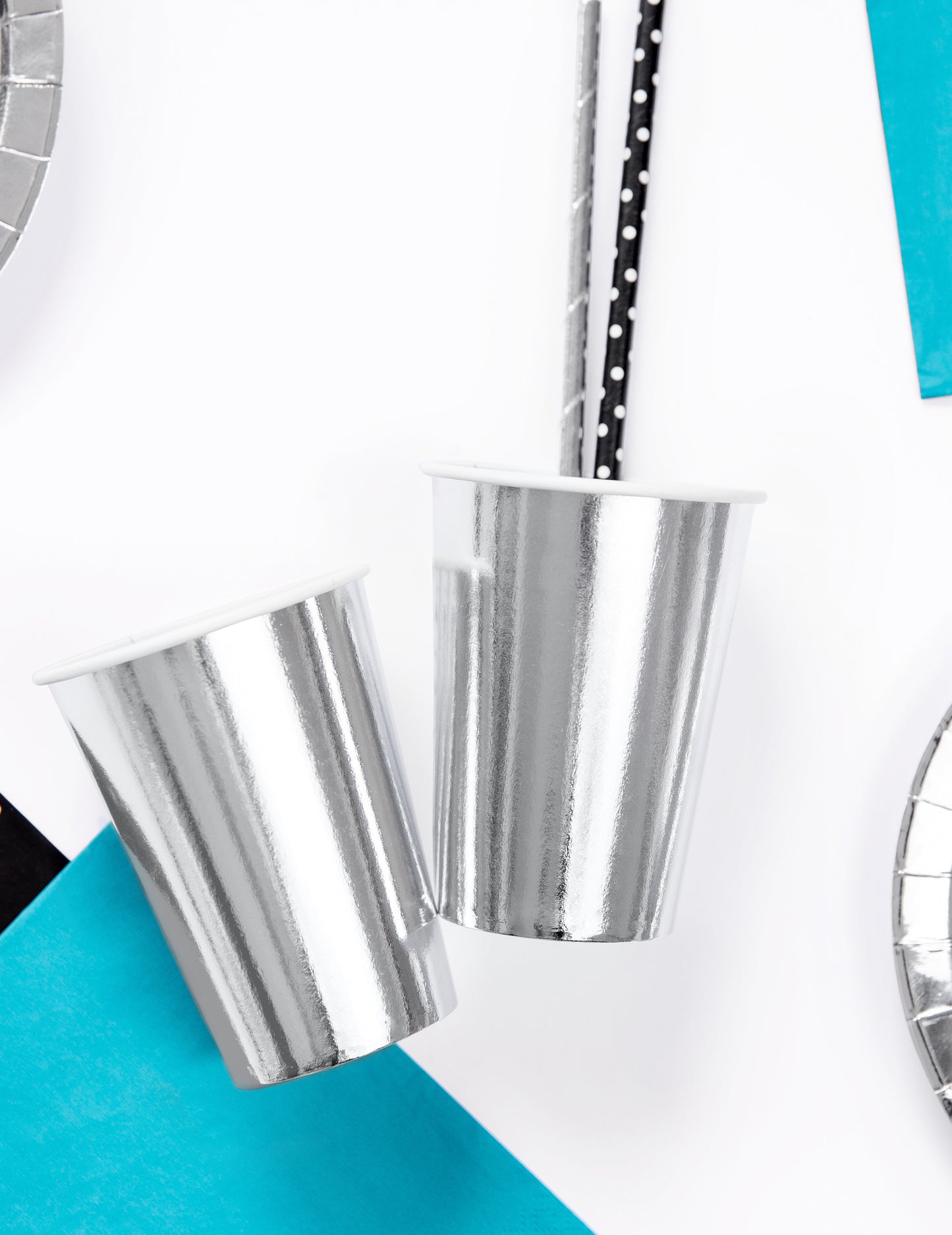 6 srebrnih šalica 220 ml