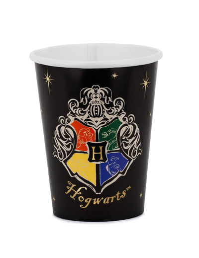6 Harry Potter™ papirnatih časa Grb Hogwartsa 250 ml