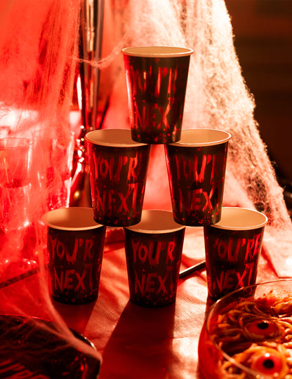 6 Kartonskih čaša You're Next 250 ml