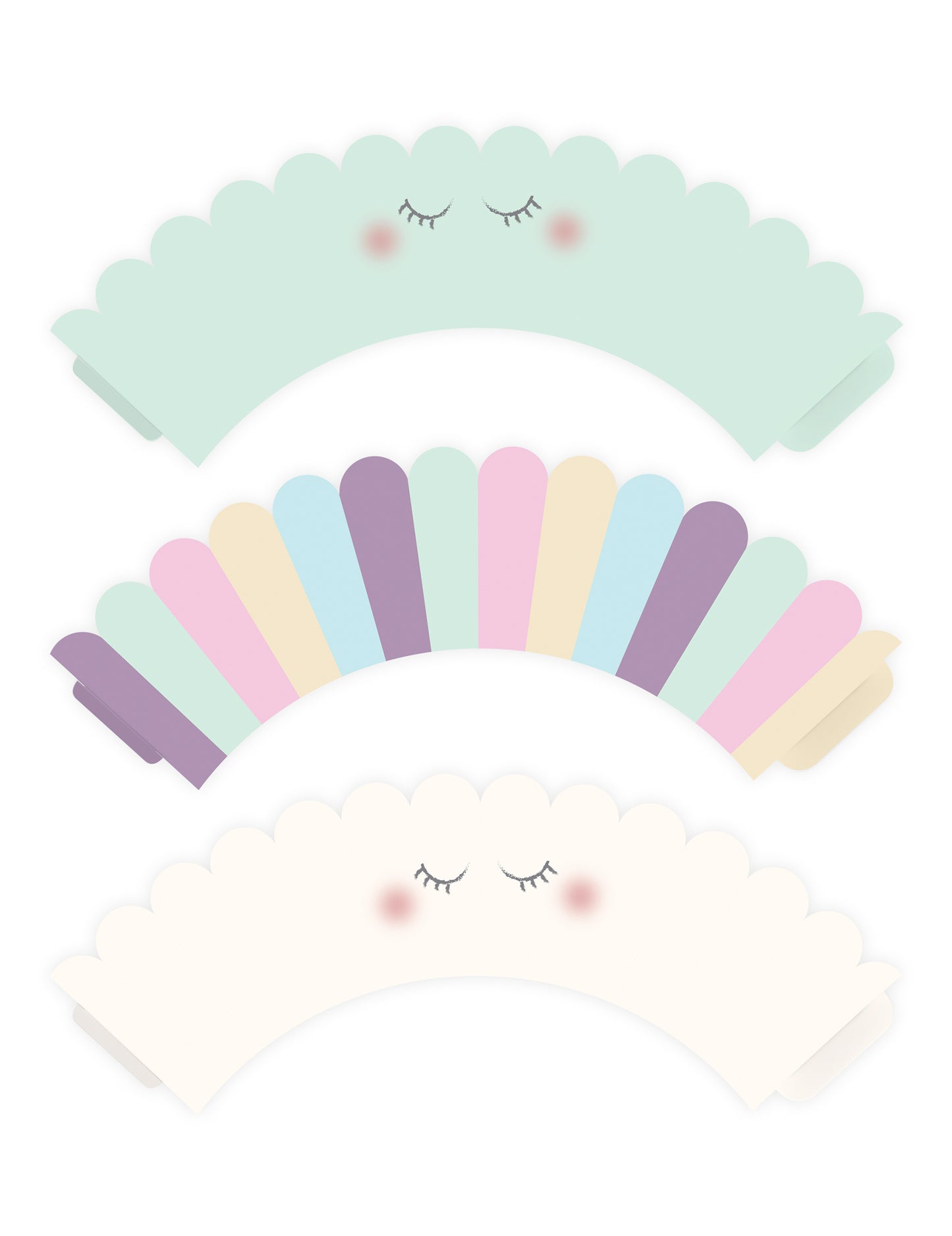 6 CAPCAKE CUPCAKE 7,5 x 5 cm