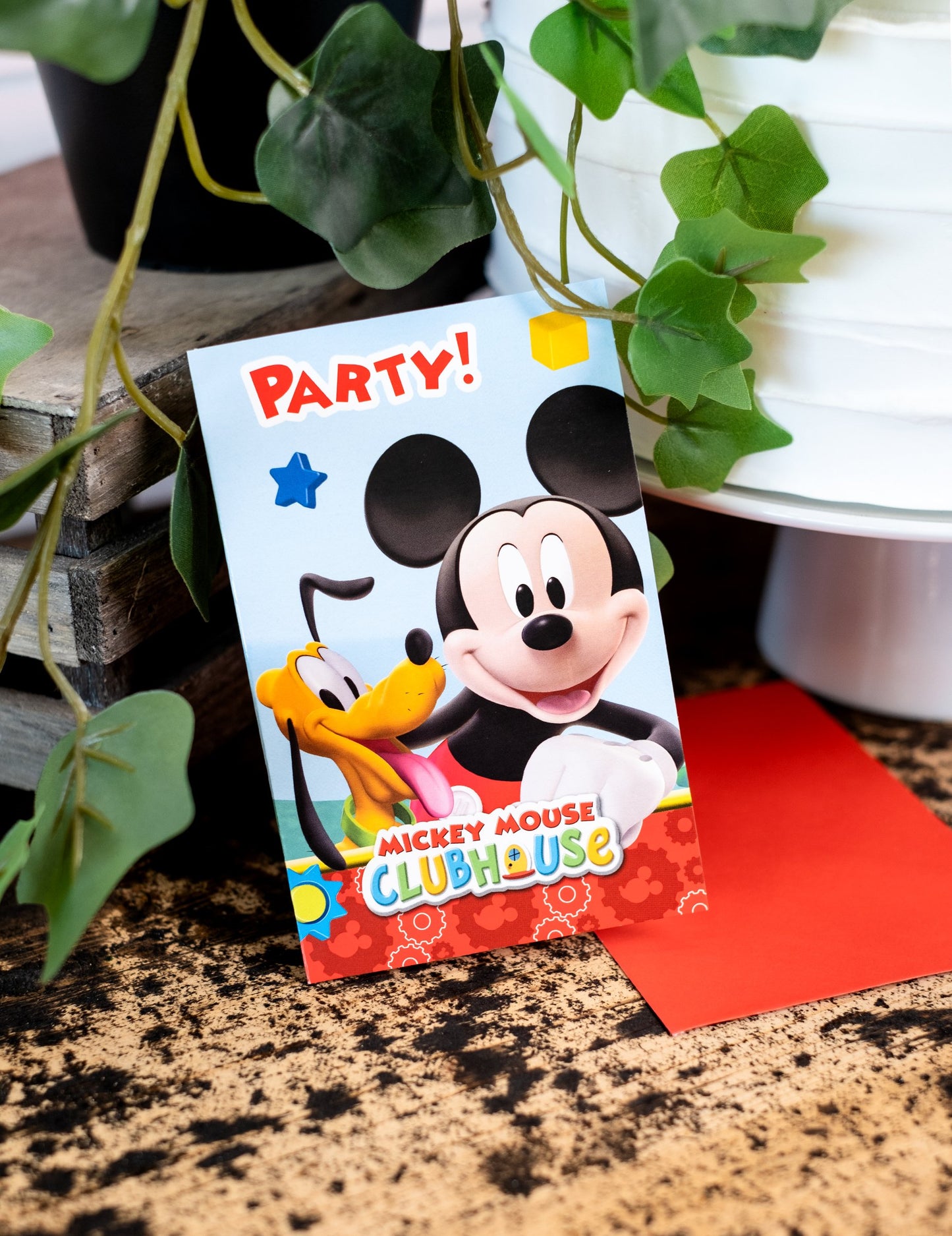 6 kartonskih pozivnica Mickey Mouse™ 